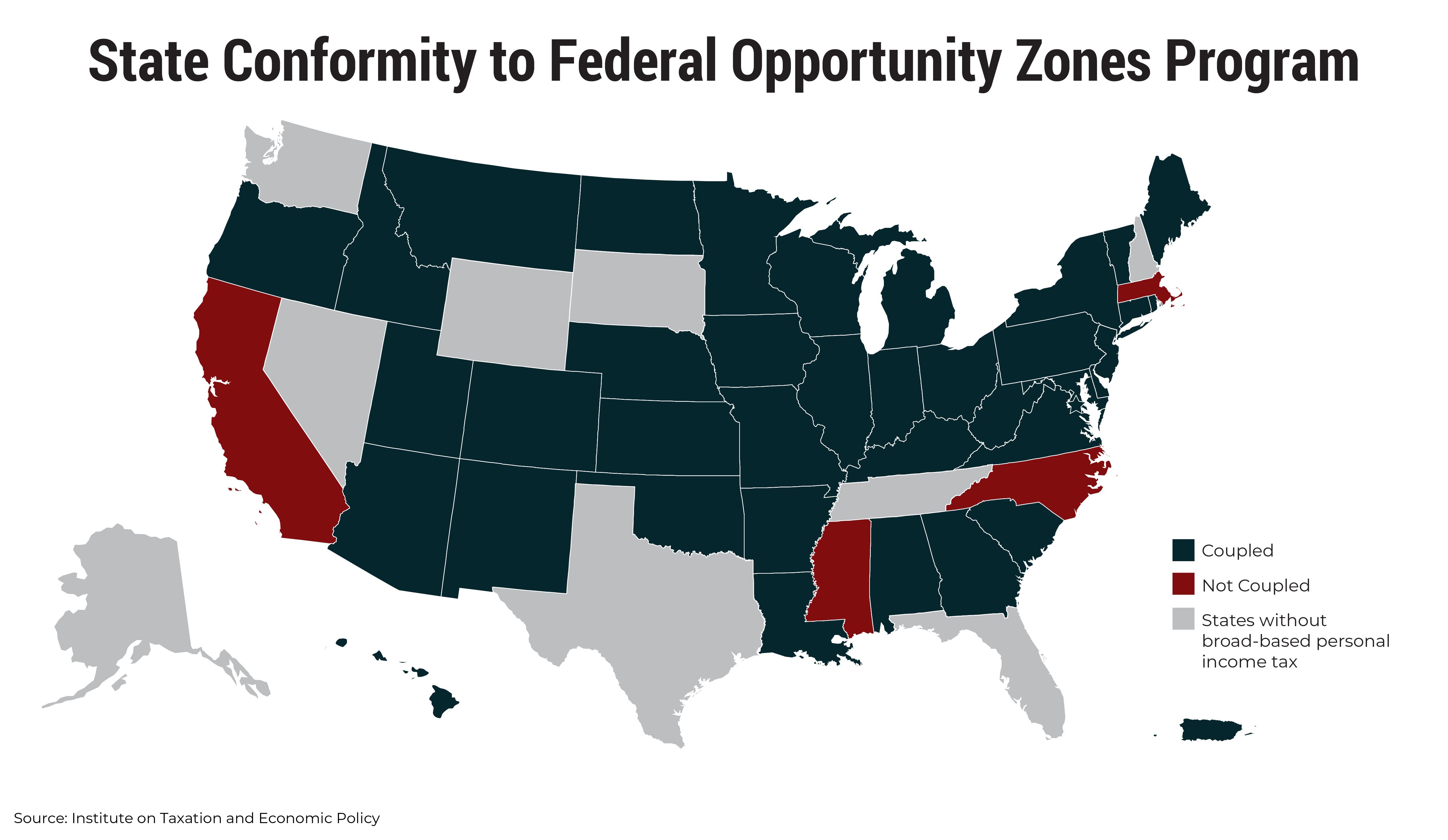 Qualified Opportunity Zones Map 2020 States Should Decouple From Costly Federal Opportunity Zones And Reject  Look-Alike Programs – Itep