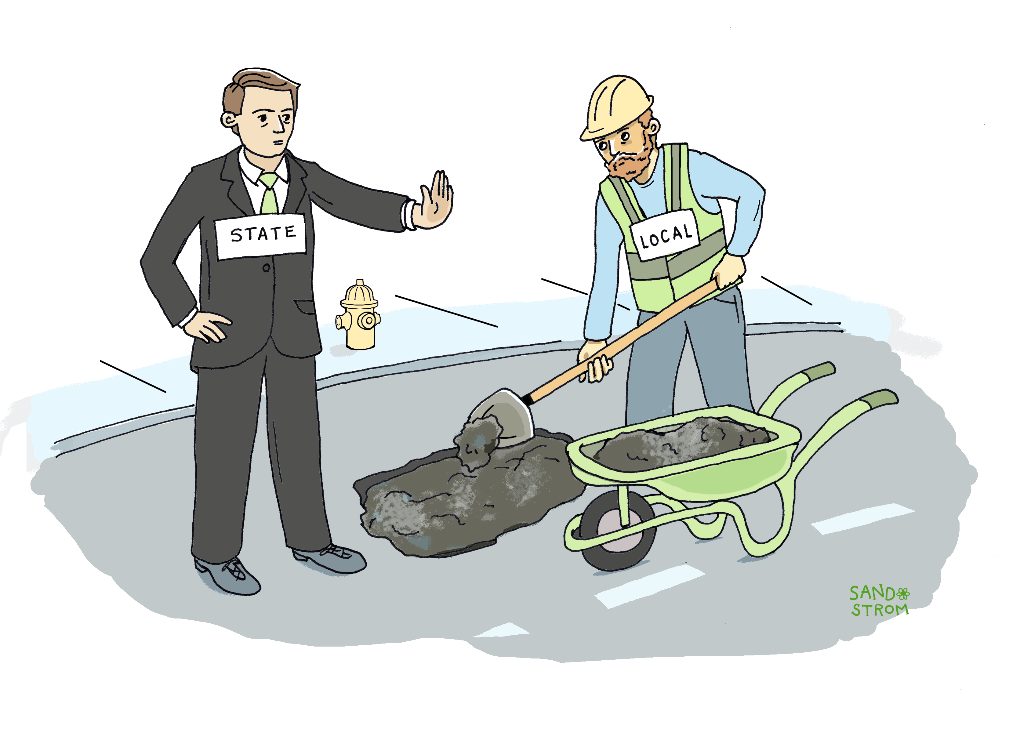 Decorative illustration for state/local taxing authority.