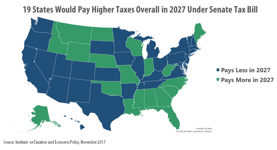 Mick Mulvaney and the 19 States Paying Higher Taxes Under the Senate Tax Bill